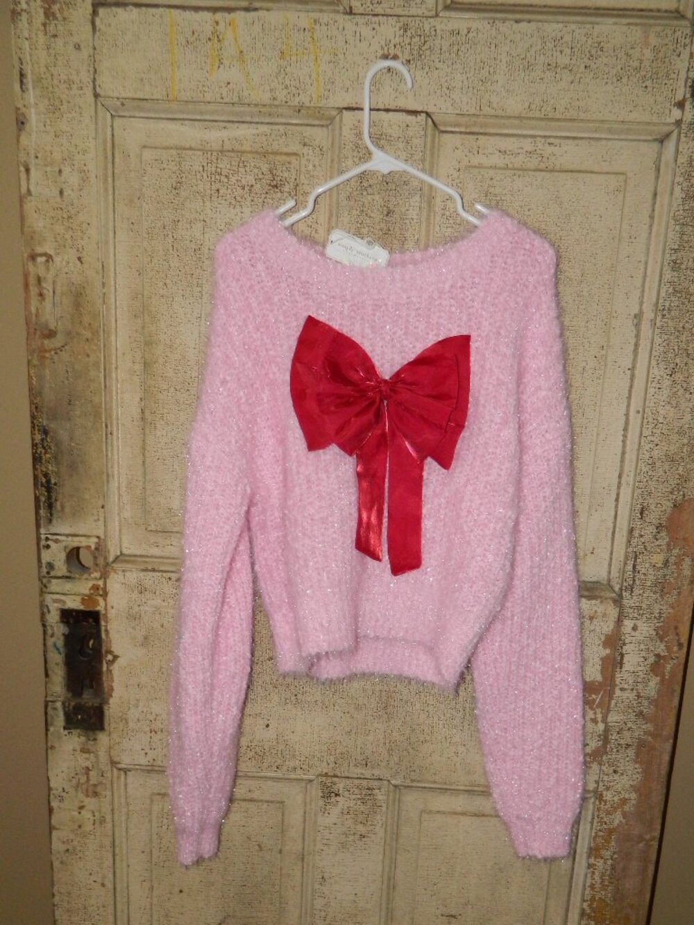 Simply Southern Aurora Pink Sweater Size XXL (CL BIN)